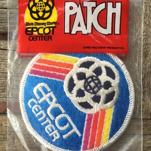 Disney World Epcot Center Vintage Souvenir Travel Patch from 1982 image 2