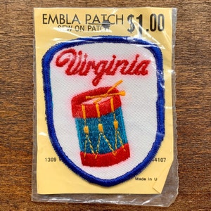 Virginia Vintage Souvenir Travel Patch from Embla Patches