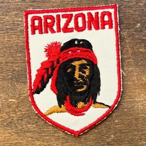 Arizona Vintage Souvenir Travel Patch from Voyager