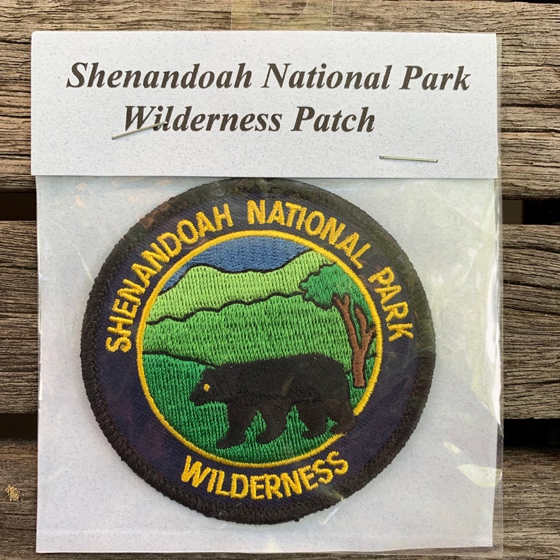 New Great Smoky Mountains National Park Iron On 3 Inch Patch Black Bear