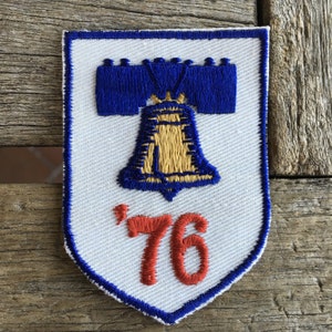 Patch souvenir de voyage vintage Liberty Bell America 1976 de Voyager