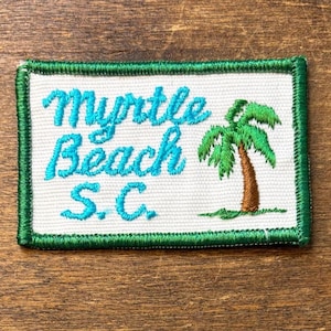 Myrtle Beach, South Carolina Vintage Souvenir Travel Patch from The Gay Dolphin
