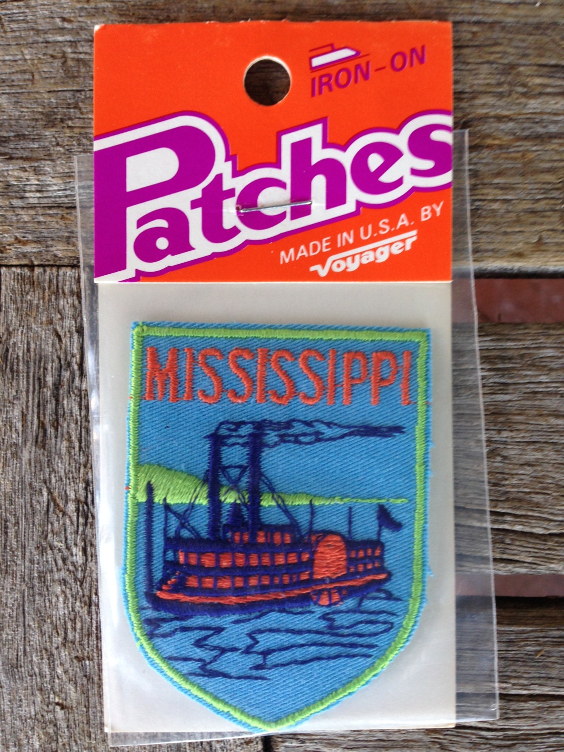 Mississippi Vintage Souvenir Travel Patch From Voyager Etsy
