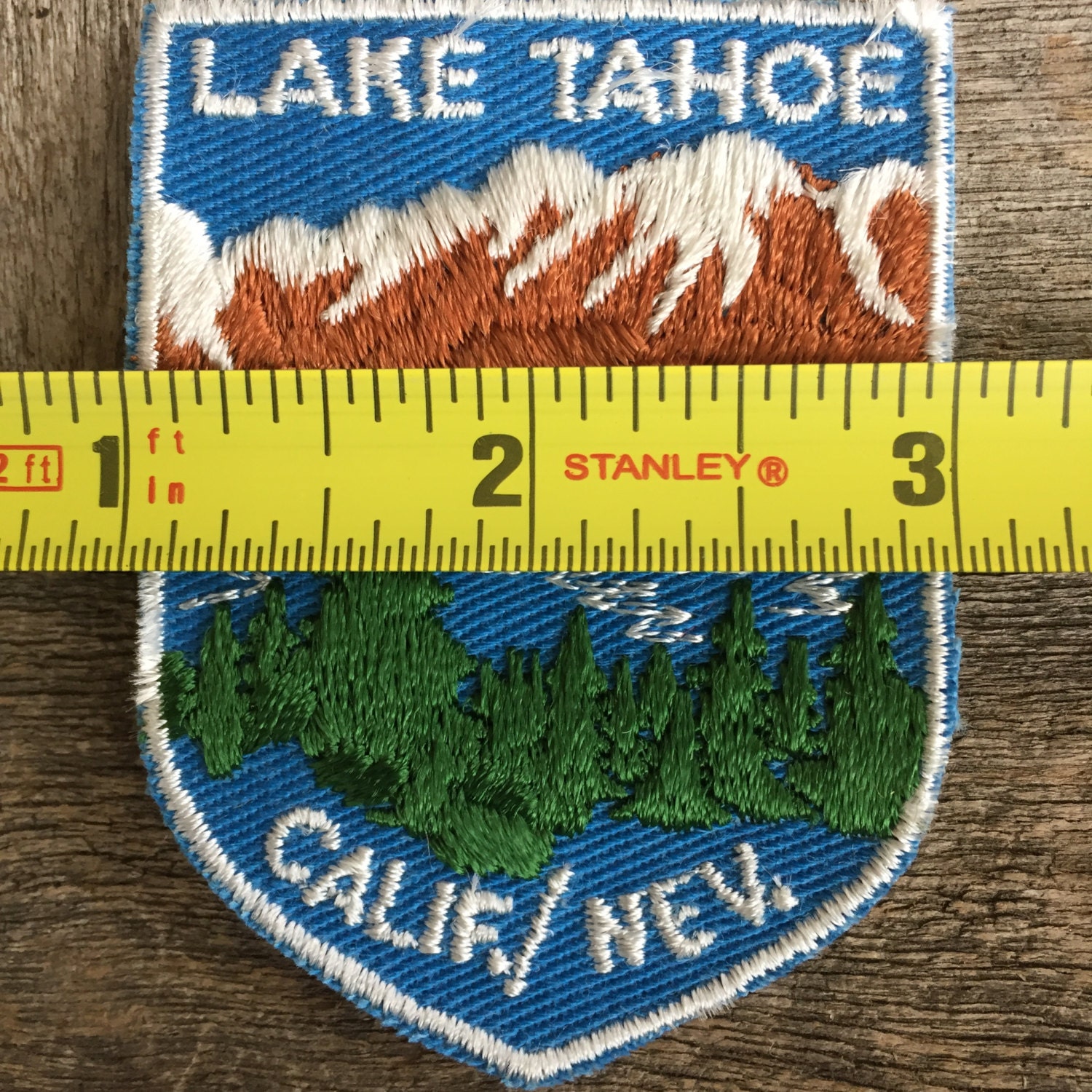 Lake Tahoe California/nevada Vintage Travel Souvenir Patch by | Etsy