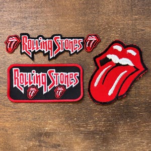 Batch of Three Rolling Stones Vintage Souvenir Patches