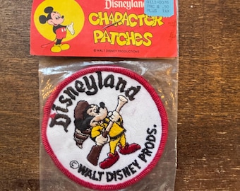 Parche de viaje con recuerdo vintage de Disneyland