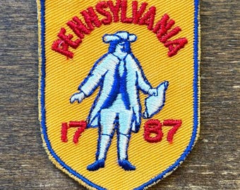Toppa da viaggio vintage Pennsylvania 1787 di Voyager