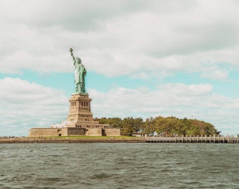 Lady Liberty Looking On, Statue of Liberty, New York Landmarks, NYC Photography