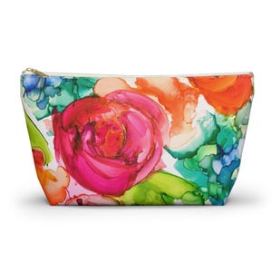 Floral Makeup and Accessory Bag - Dottie Print