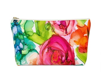 Floral Makeup and Accessory Bag - Dottie Print