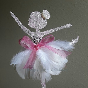 Ballerina Cake Topper baby shower decorations ballerina birthday party ballerina party ballerina baby shower ballerina centerpiece girl baby