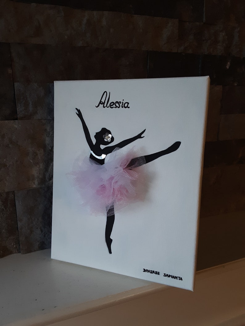 Little Ballerina Girl Nursery Decor Ballerina Wall Art Etsy
