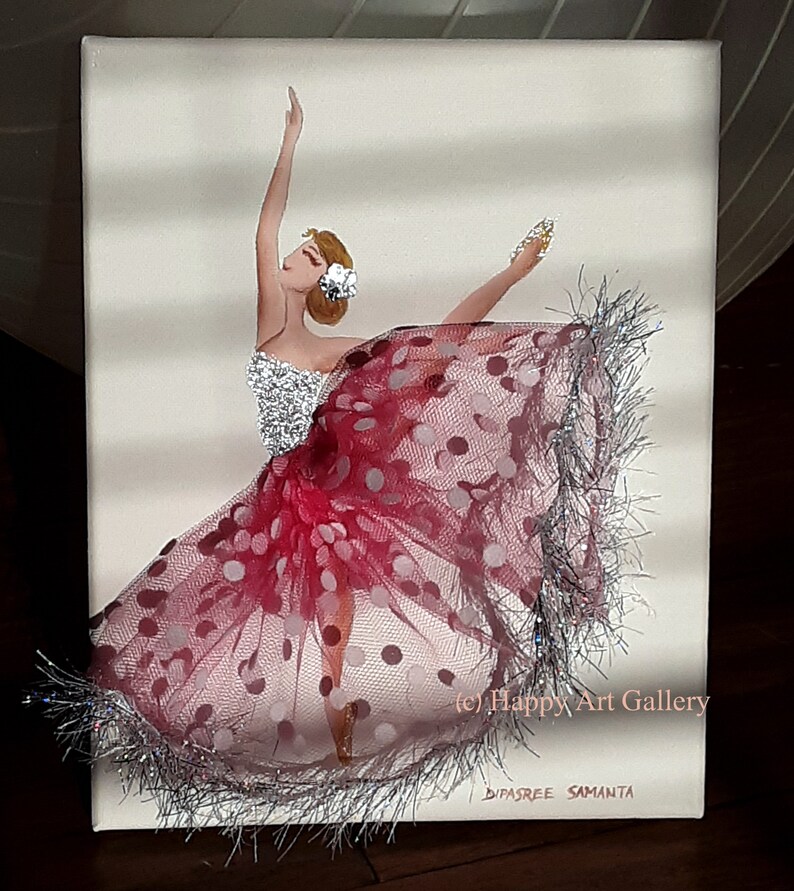 Pink Ballerina Wall Art Ballerina Birthday Ballerina Tutu Etsy