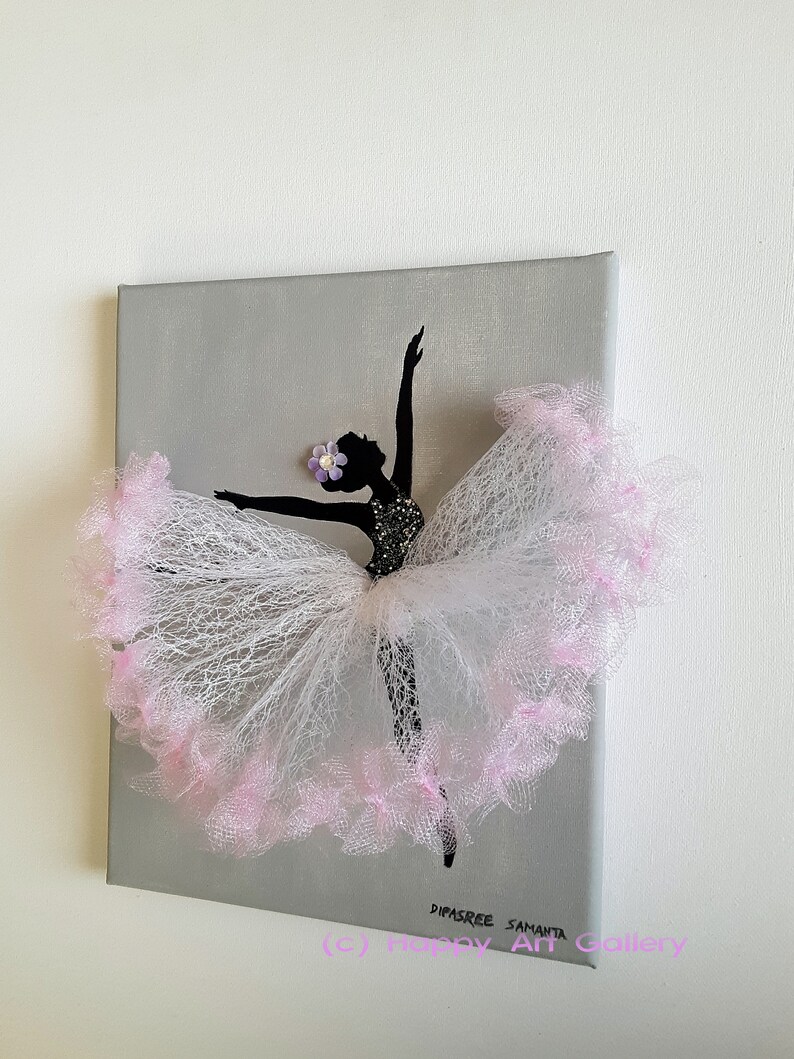 Dancing Ballerina ballerina art nursery decor girl nursery Etsy