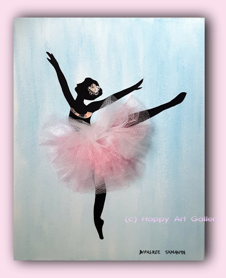 Little Ballerina Girl Nursery Decor Ballerina Wall Art Etsy
