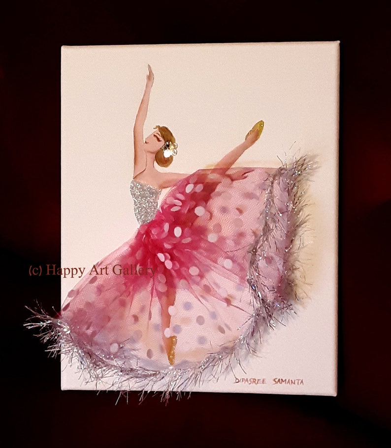 Pink Ballerina Wall Art Ballerina Birthday Ballerina Tutu Etsy