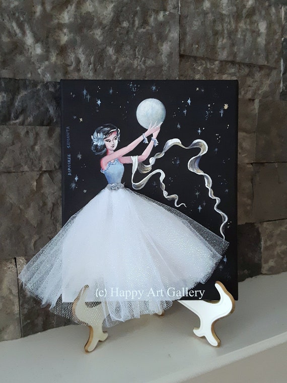 Mond Prinzessin Fee Puppe Fee Haus Pixie Prinzessin Etsy