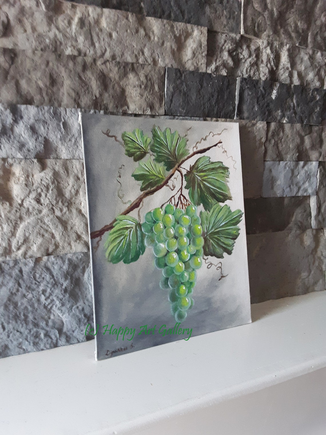 Grapes painting Food art Fruit art Still life painting fruit | Etsy