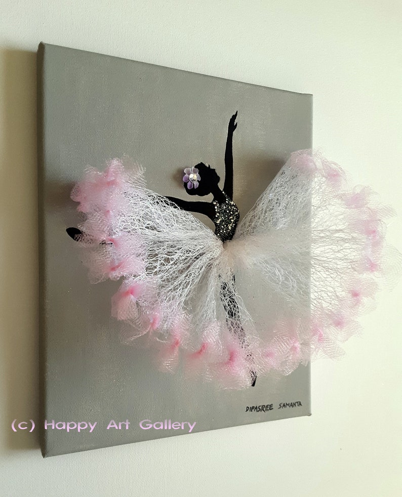 Dancing Ballerina ballerina art nursery decor girl nursery Etsy