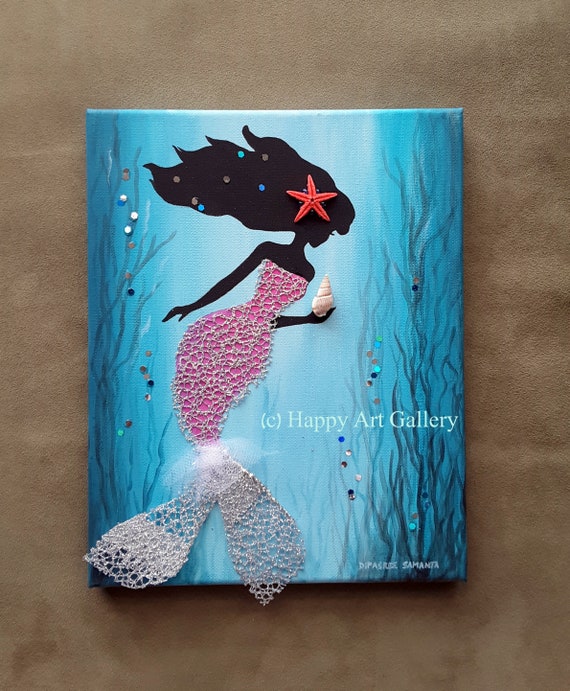Pink Mermaid Wall Decor Art Nursery - Mermaid Wall Decor Pink Mermaid Wall Decor Art Nursery - Mermaid Wall Decor
