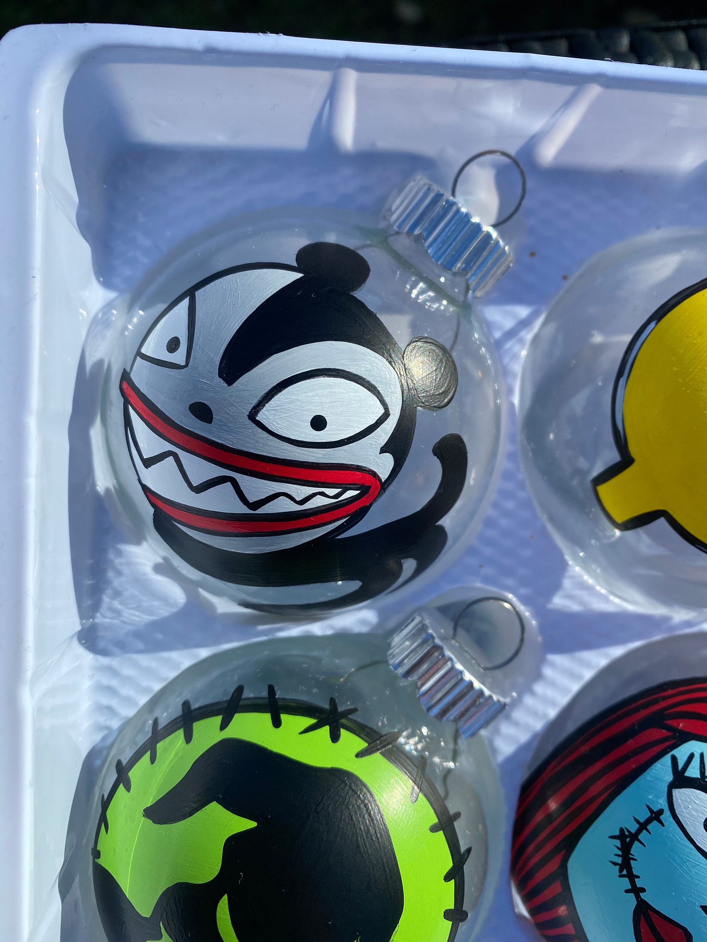 海外購入★ナイトメア・ビフォア・クリスマス オーナメント 7個セット ナイトメアー・ビフォア・クリスマス オーナメントセット