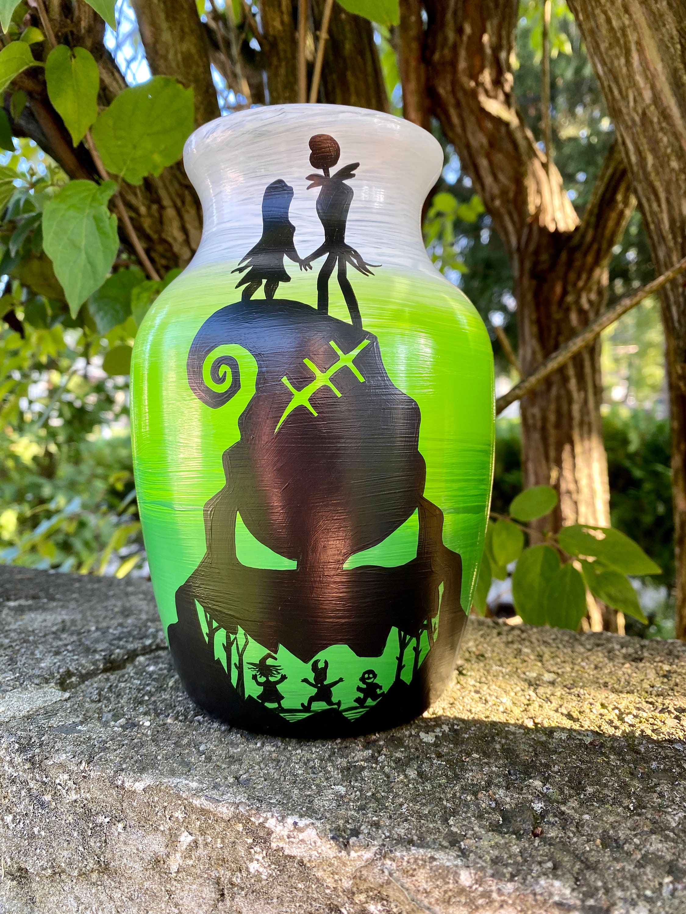 Oogie Boogie Nightmare Before Christmas Inspired Ombré Vase - Etsy