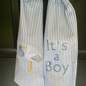 Baby Boy Wreath Sash