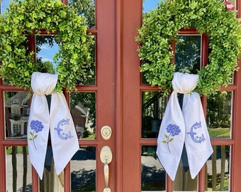 Wreath Sash Hydrangea