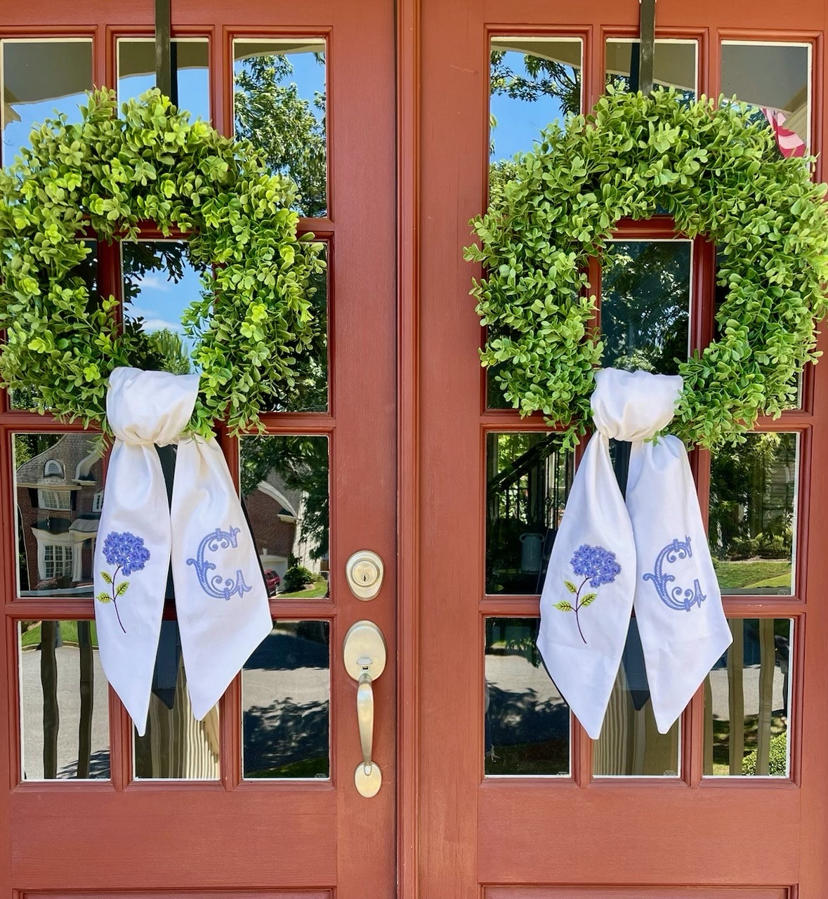 Wreath Sash Hydrangea