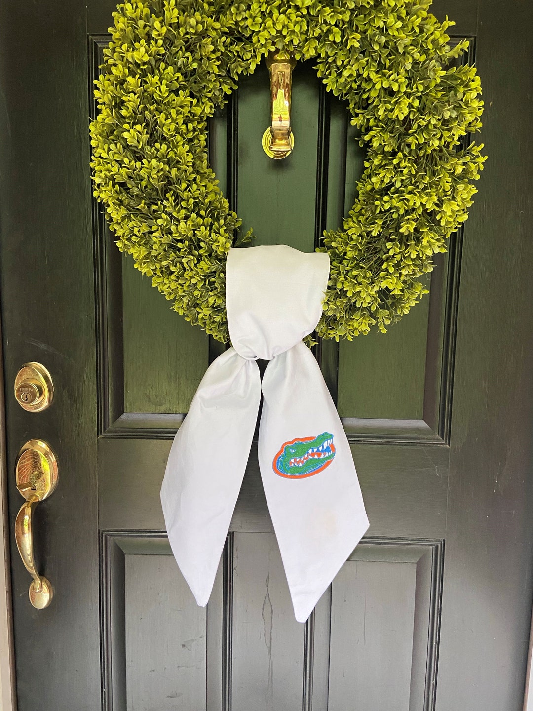 Collegiate Wreath Sash Etsy