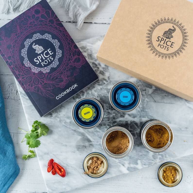 Curry Making Kit With 80 Easy Curry Recipes Cooking Gifts Etsy UK