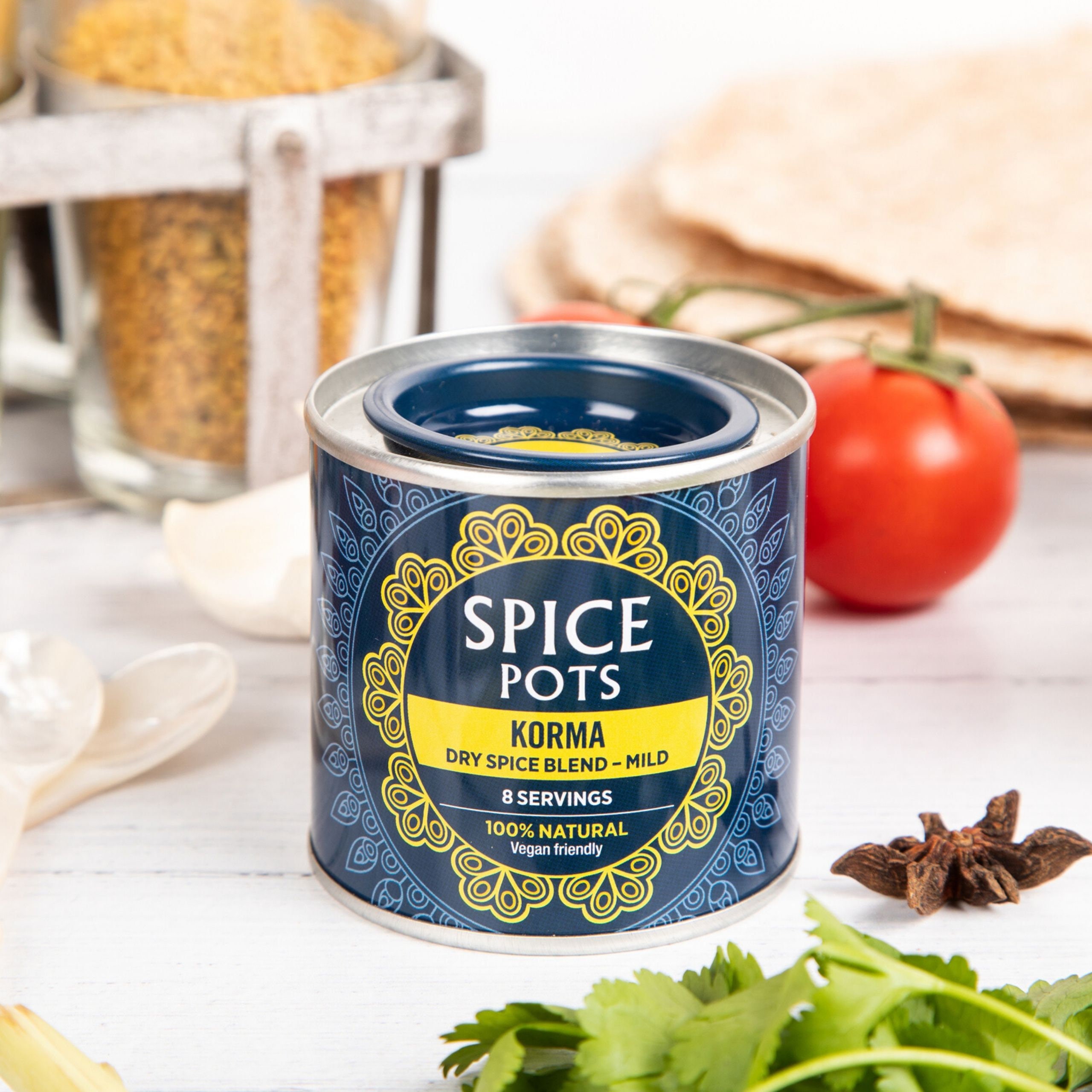 Spice Pots Korma Curry Powder Korma Spice Mix Mild 40g Etsy UK