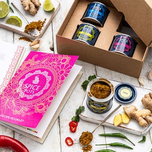 Curry Making Kit with Easy Curry Recipe Cookbook Seasoning Mixes Cooking Gifts for Men Curry Gift Cooking Gifts Curry Kit image 2