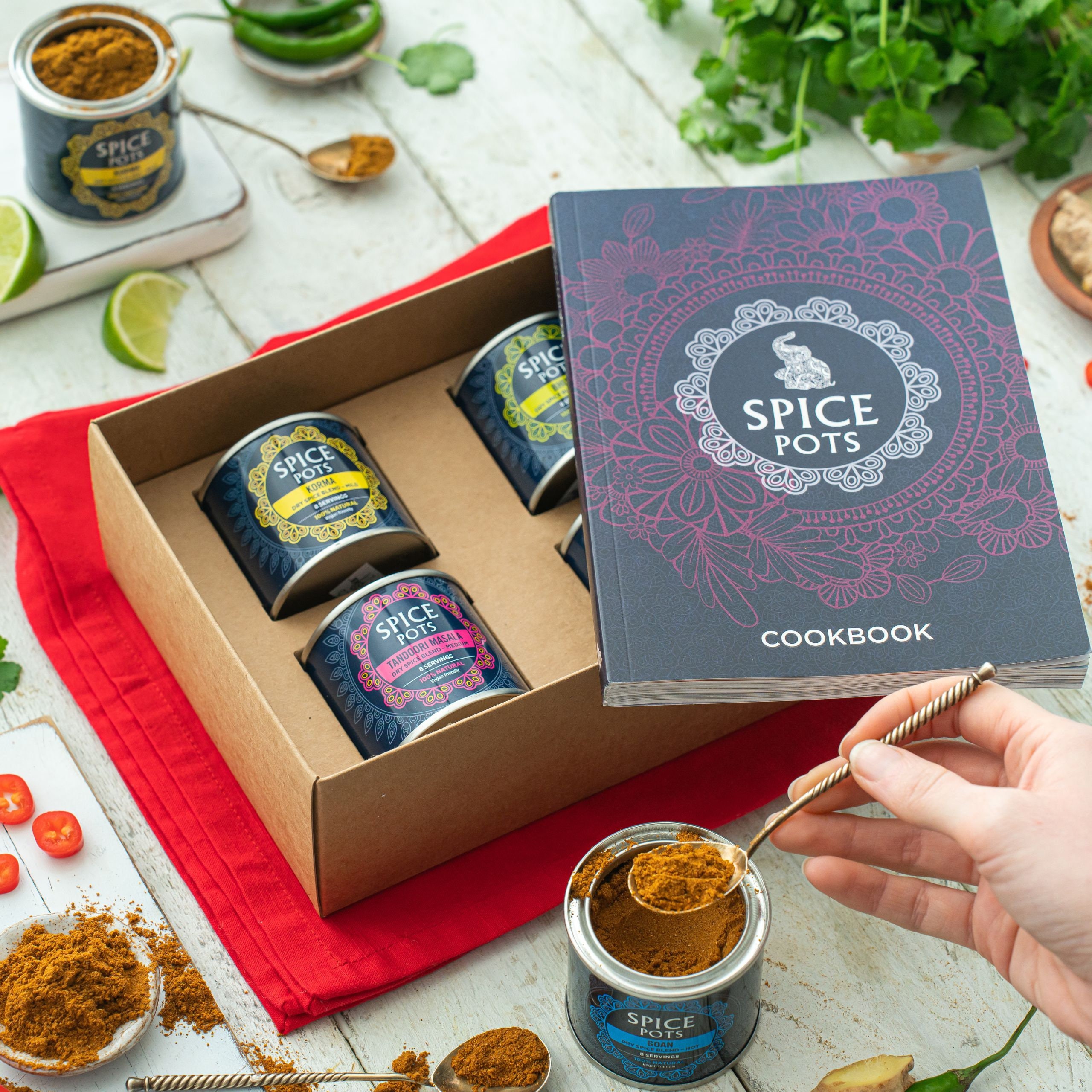 Curry Making Kit With 80 Easy Curry Recipes Cooking Gifts Etsy UK