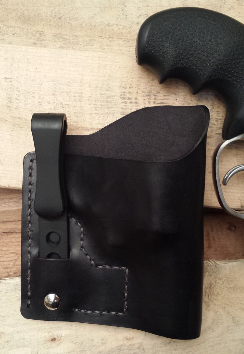 Ruger SP101 & LCR Taurus 85 Soft Black Leather Holster Etsy