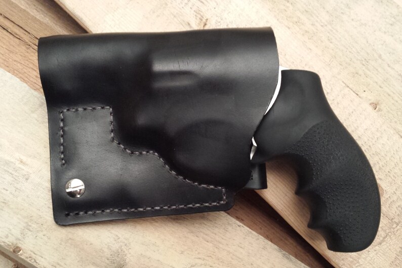 Ruger SP101 & LCR Taurus 85 Soft Black Leather Holster Etsy