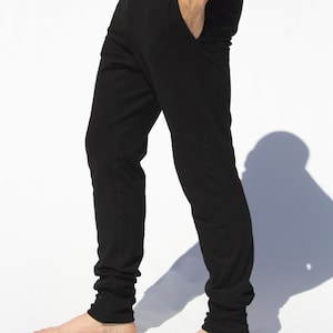 Pantalon de Yoga Homme Premium Fait Main en Coton et Elasthanne Confortable Extensible et Résistant pour Yoga et Méditation