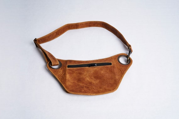 Riñonera de cuero primera calidad. Versatil se puede - Etsy