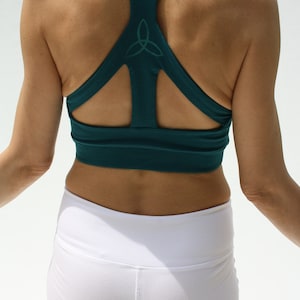 Yogatopp för kvinnor | Sport-bh för yoga, pilates och fitness | Mjukt och andningsbart tyg | Maximal komfort med hög kvalitet. bild 9