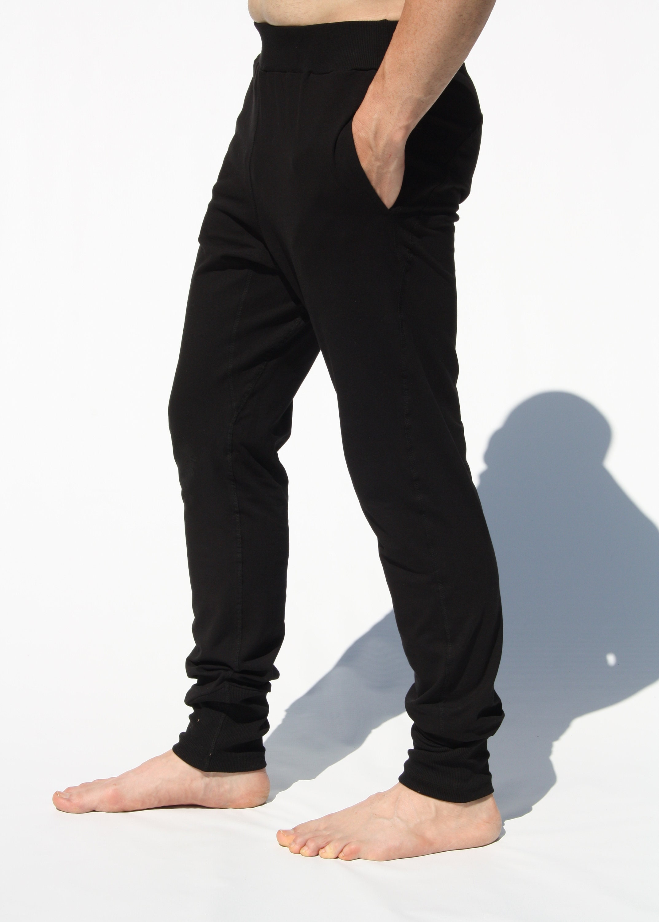 Pantalon Jogging Femme Coton Taille Haute Survêtement pour Running Sport  Training Yoga Rayures Gris Foncé M : : Mode