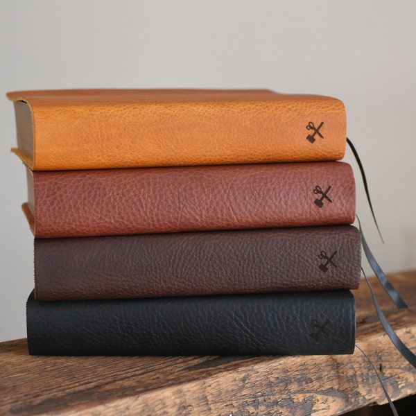 ESV Handbound Large Print Leather Bible | Full Grain, Personalized, Red Letter