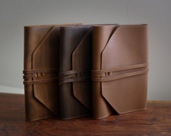 Wrapped Leather Bible Cover | Personalized, Gift for Dad