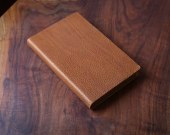 ESV Handbound Leather Bible - Full Grain - Personalized Thinline Red Letter