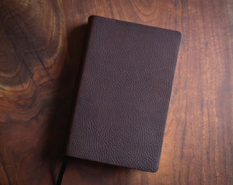 ESV Handbound Large Print Leather Bible | Full Grain, Personalized, Red Letter