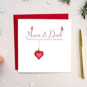 Mum and Dad Christmas Card