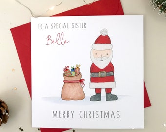 Child christmas card | Etsy