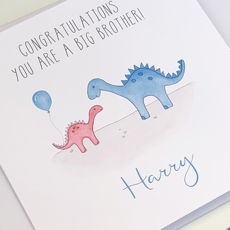 Personalised New Big Brother Card Personalised Brother Cards - Etsy