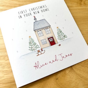 Personalised First Christmas in Your New Home Card 1st Christmas in