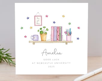 Good Luck At University Card - Starting Uni First Day Card