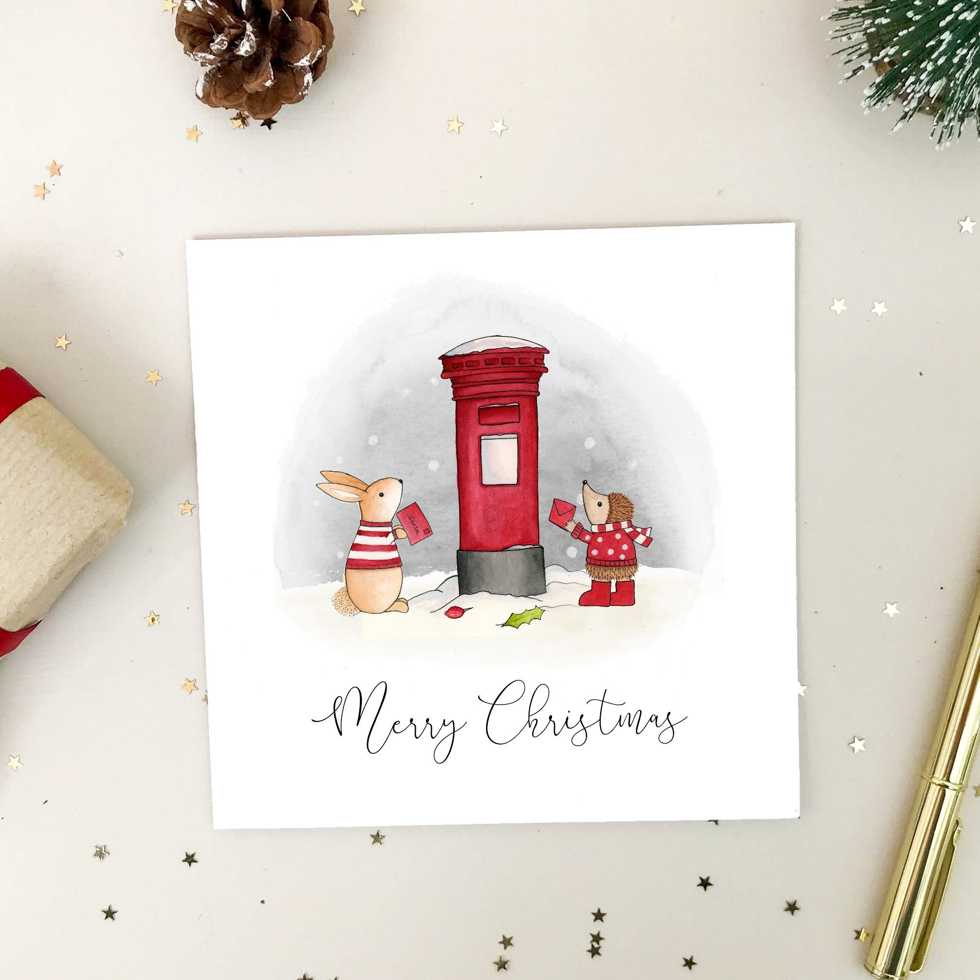 Pack of 6 Christmas Cards Christmas Card Packs Christmas Etsy